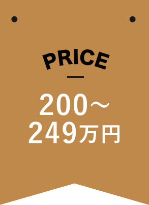PRICE 200〜249万円